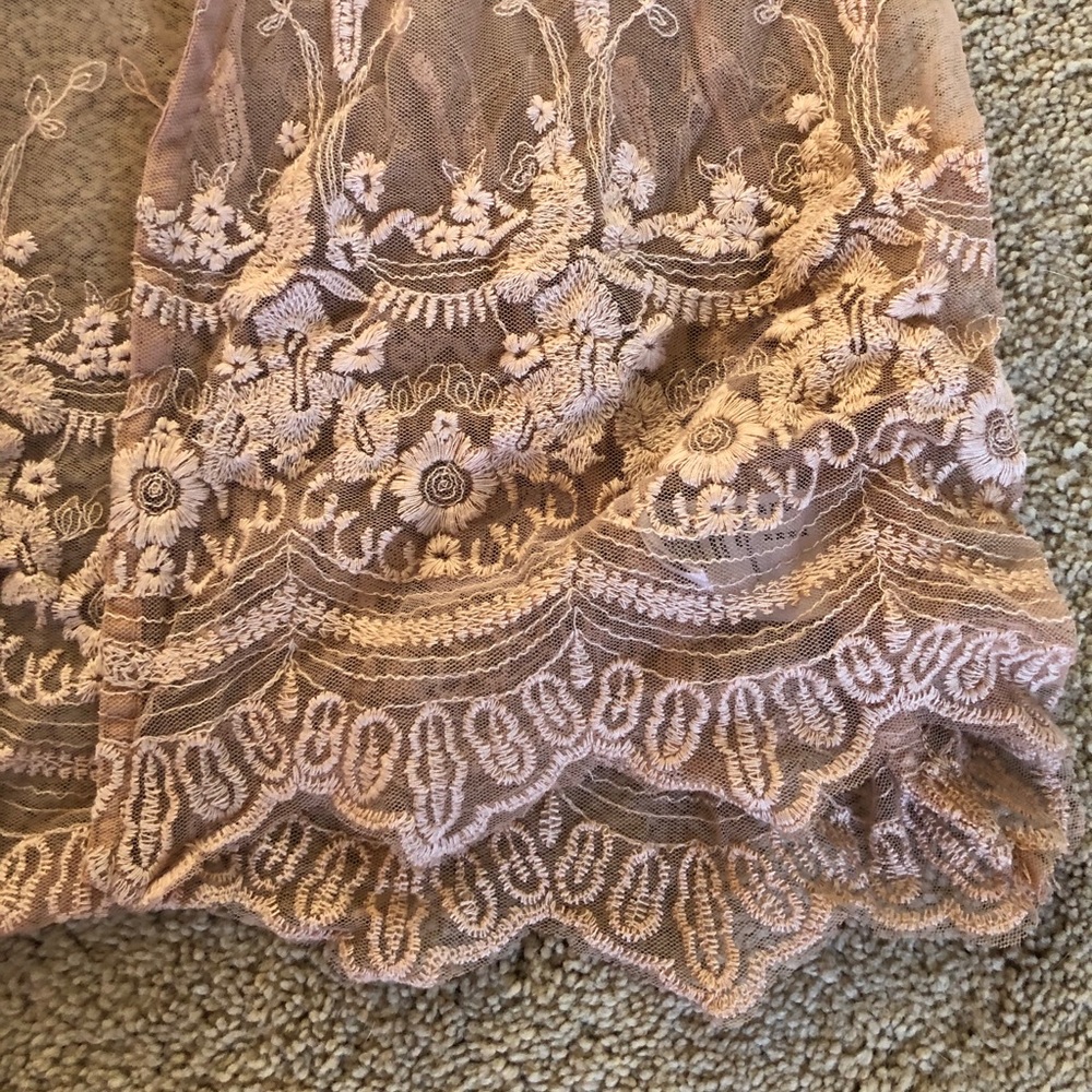 Embroidered Mesh Duster - Picture 6 of 6